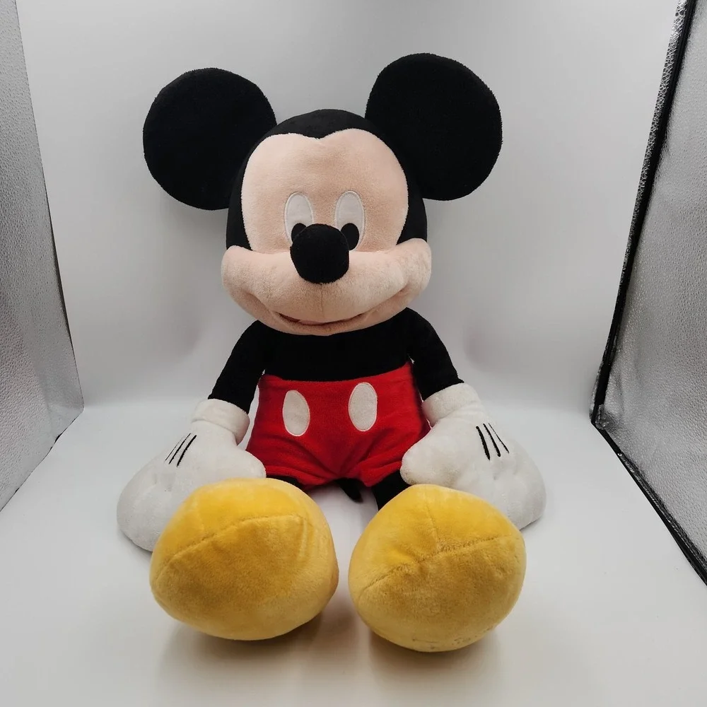 Disney Mickey Mouse Clubhouse Yellow Tennis Shoes Floppy Plush‎ Toy for Kids
